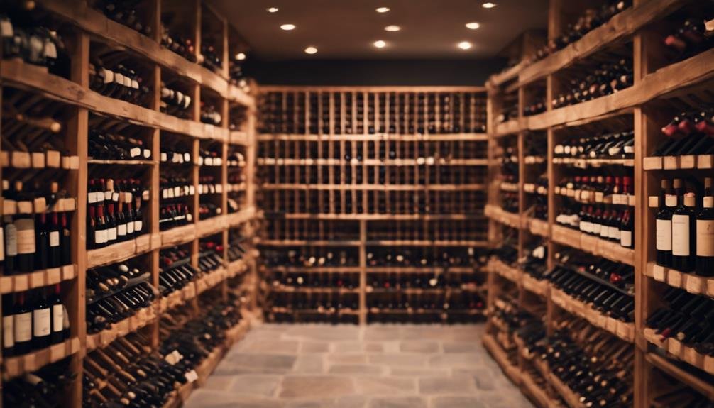 efficient wine cellar organization
