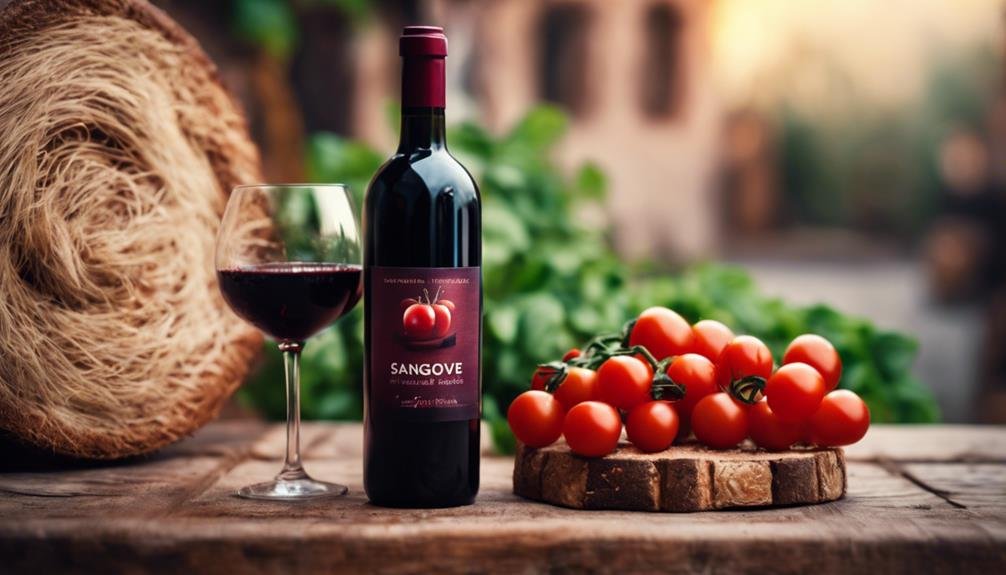 sangiovese in italian vineyards