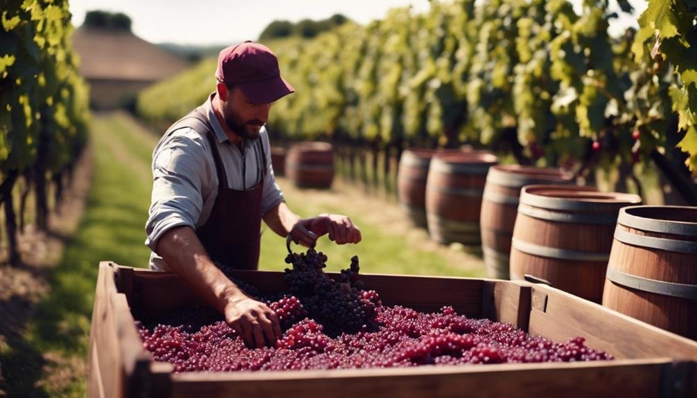 wine production process steps