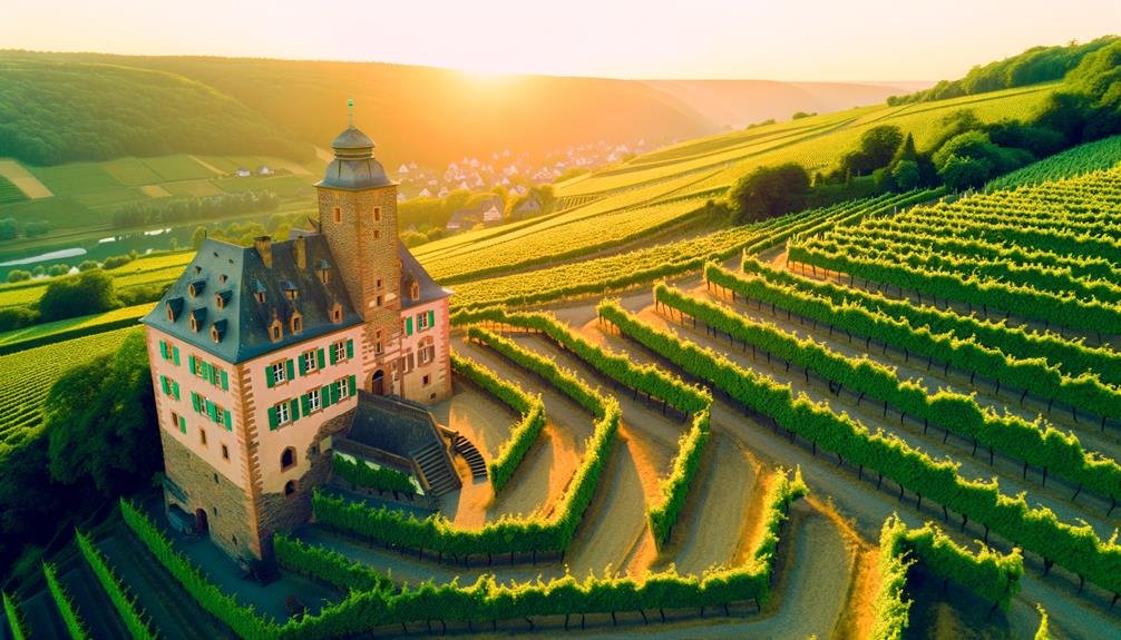 riesling vineyard in germany