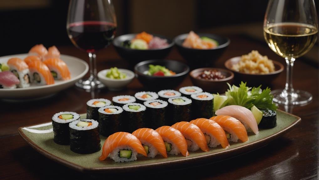 sushi and wine pairings