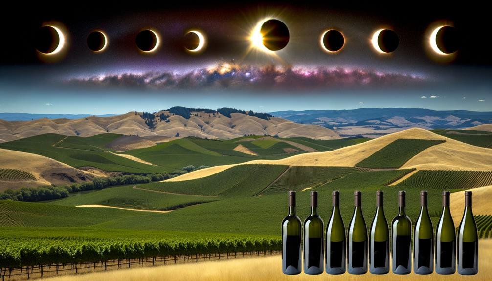 vintage eclipse themed wine collection